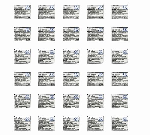 XSPLENDOR (30 Pack) Battery for HP iPAQ hx2000 hx2100 hx2110 hx2115 hx2190 - PN 35H00041-01 35H00042-00 360136-001 360136-002 364401-001 367194-001 367205-001
