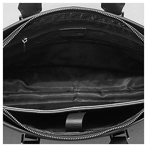 Leather Briefcase Laptop Business Bags 15 Inch Waterproof Crossbody Portable Multi-Functional Bag For Men