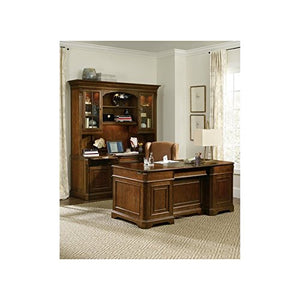 Hooker Furniture Brookhaven Computer Credenza in Cherry