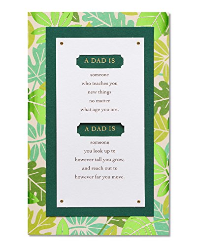 American Greetings Leaves Father's Day Greeting Card with Foil