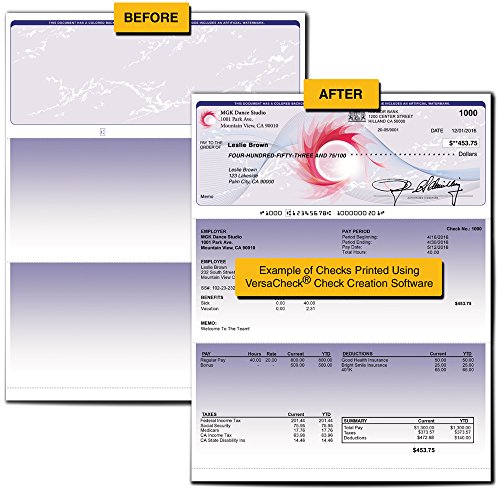 VersaCheck HP OfficeJet Pro 8210 MX MICR Check Printer and VersaCheck X1 Platinum Check Printing Software Bundle, Black (8210MX)