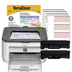 VersaCheck Canon M15 MX MICR Laser Check Printer and VersaCheck Gold Check Printing Software Bundle, White (M15MX)