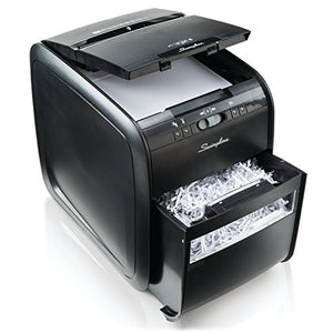Swingline Paper Shredder, Auto Feed, 80 Sheet Capacity, Cross-Cut, 1 User, Personal, Stack-and-Shred 80X (1757574)