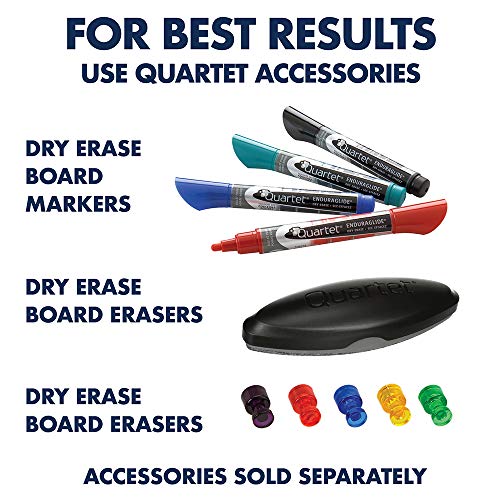 Quartet Dry Erase, Whiteboard/White Board, Magnetic, Aluminum, 6' x 4', Industrial Yellow Frame (724127)