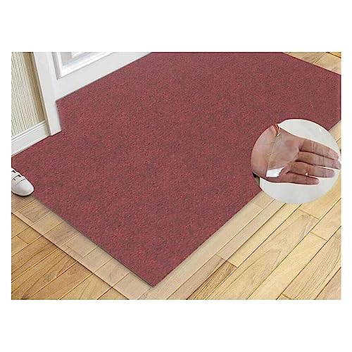 HOBBOY Clear Hard-Floor Chair Mat 1mm Thick - Transparent Protector for Hardwood Floors