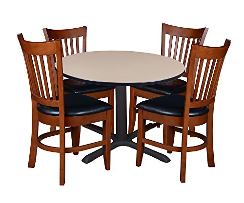 Regency TTRD48BEGY Round Standard Table Top, 48-inch, Beige/Grey