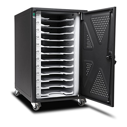 Kensington AC12 Security Charging Cabinet for Tablets, Chromebooks, 2 in 1 Laptops (K64415NA)
