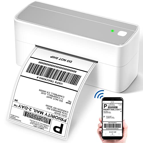 Bluetooth Thermal Shipping Label Printer - Portable Thermal Label Printer for Shipping Packages - Thermal Shipping Label Printer Wireless Label Makers, Compatible with USPS, Shopify, Amazon, Ebay