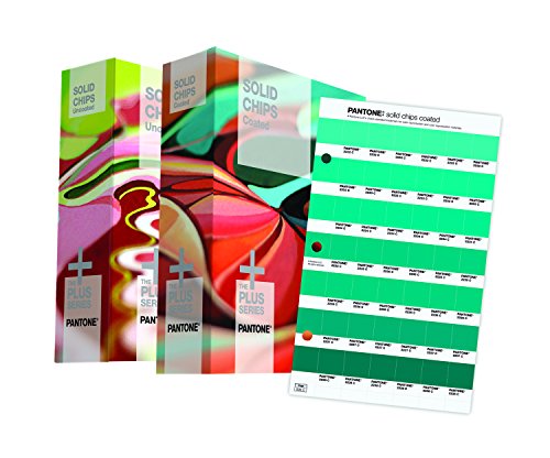 PANTONE GP1606 Plus Series Solid Chips, 2 Book Set