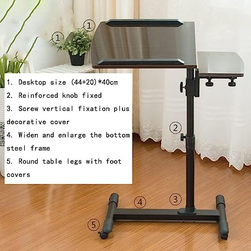 OGRAFF Overbed Laptop Tray Drafting Table with Wheels