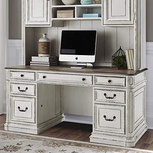 Liberty Furniture INDUSTRIES Magnolia Manor Credenza, White, W66 x D22 x H31