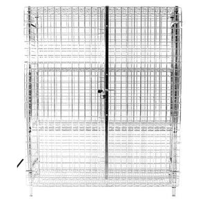 Security Cage 3 Tier 1 Wide Shelf Locker Size: 63.39" H x 61.81" W x 19.29" D