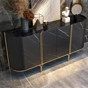 None Home Dining Sideboard Save Furniture Kitchen Cabinet Buffet Slate Sideboards - D, 160 * 85CM