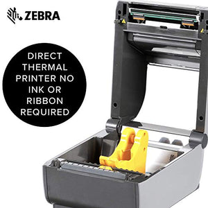 Zebra ZD620d Direct Thermal Desktop Printer 203 dpi Print Width 4 in WiFi Bluetooth Ethernet Serial USB ZD62042-D01L01EZ (Renewed)