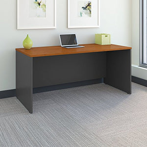 Bush Business Furniture Series C 66W x 30D Office Desk in Natural Cherry