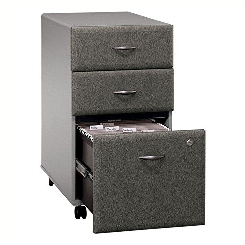Bush Business Series A 60" Computer Desk with 3-Drawer File Cabinet