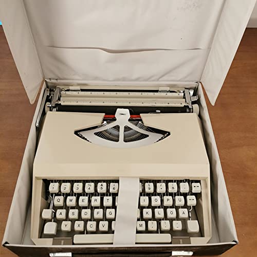 Amdsoc Old Fashioned Typewriter - Nostalgia Collectible Gift with Ribbon and Box