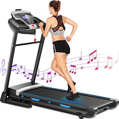 ANCHEER APP Control Folding Treadmill T950, 3.25HP Automatic Incline Treadmill, Walking Running Jogging Running Machine for Home Gym Cardio Exercise