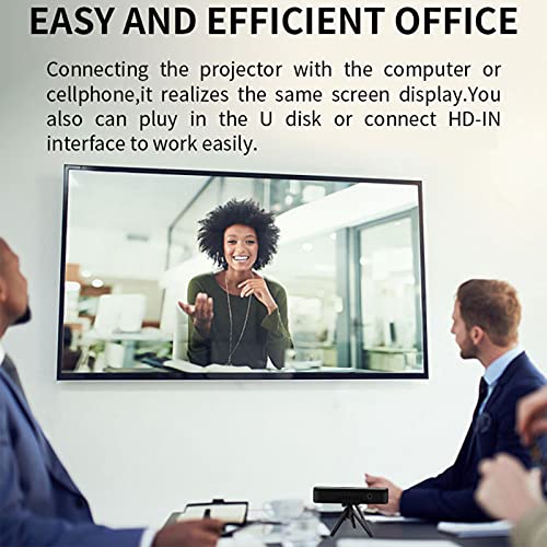 KFJZGZZ Projector 4K Mini WiFi Full HD 1080P LED Portable Home Theater Smart Video Projector