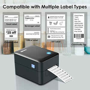 iDPRT Bluetooth Label Printer - 2022 Ultra-Fast Thermal Label Printer, 1"-3.15" Width Wireless Label Maker with APP for Barcode, Address, Mailing, Filling etc, Support Windows, Mac, iOS& Android