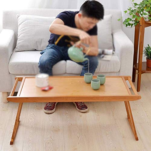 SFFZY Bamboo Laptop Desk Tray, Foldable Laptop Table, Bamboo Laptop Desk Tray, Breakfast Serving Bed Trays