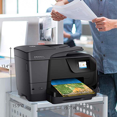 HP OfficeJet Pro 8710 All-in-One Wireless Printer, HP Instant Ink or Amazon Dash replenishment ready (M9L66A)