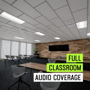 Shure Stem Classroom Conferencing Kit - Ideal for Classrooms up to 20 People, 33x16 Feet