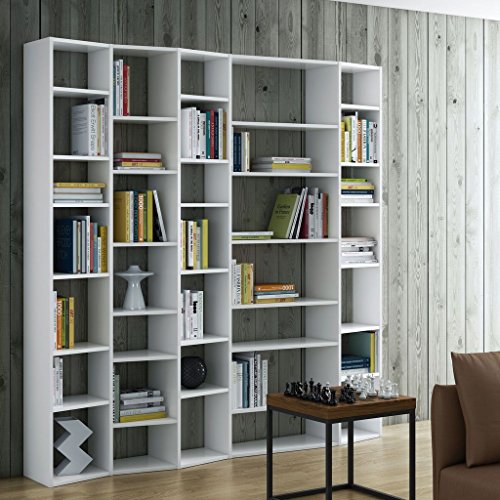 Temahome Valsa Shelving Unit, Composition 2012-005, Pure White