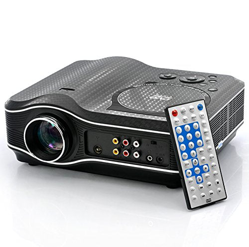 DVD Projector with DVD Player Built In - DVD Player Projector Combo, LED, 800x600, 30 Lumens, 100:1 Contrast