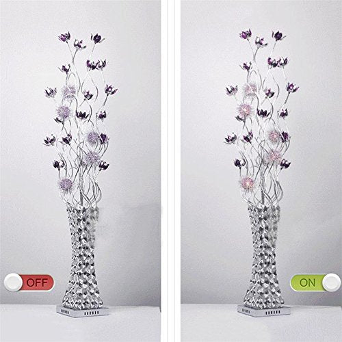 LED Floor Lamp, Rural Decoration Personality Vase Simple Modern Living Room Bedroom Floor Light,Footswitch