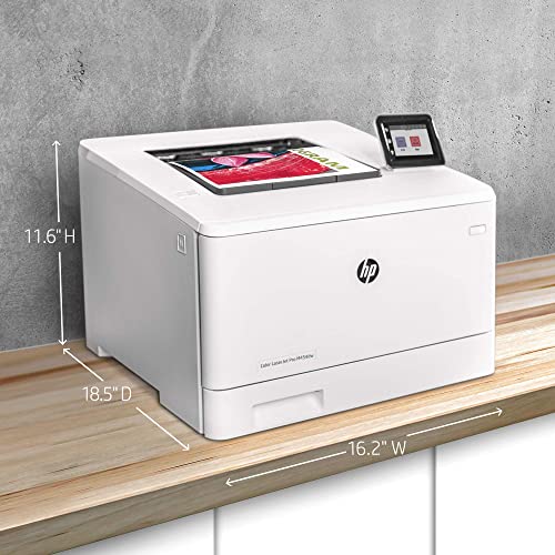 HP Color Laserjet Pro M454dw Wireless Laser Printer - Print Only - 28 ppm, 600 x 600 dpi, Auto Duplex, 2.7" Touchscreen