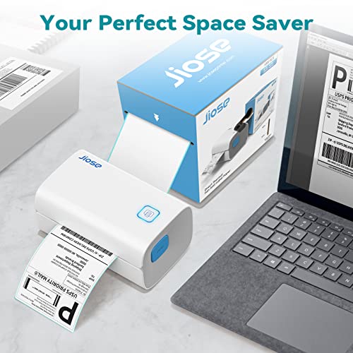 Jiose Label Printer + 1000pcs Thermal Labels with Holder