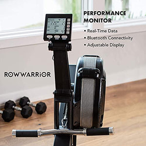 RowWarrior Fitness Rowing Machine – Rower Exercise Equipment for Gym and Home Use – Fitness and Cardio Trainer for Total Body Workout – Real Time Data Display – Stamina and Endurance Workout