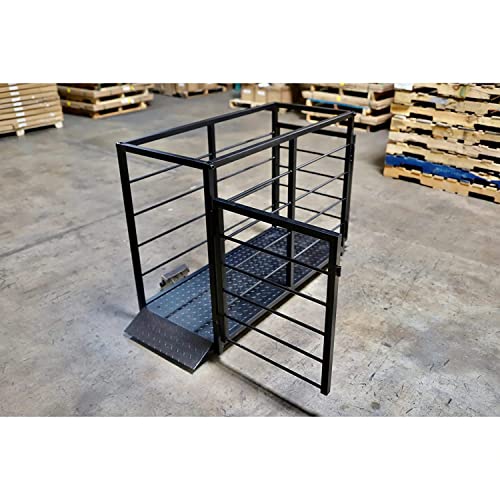 Liberty Scales LS-920-2k Industrial Portable Floor Scale for Small Animal, 50" x 20" Platform / up to 2000 lbs