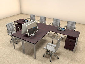 UTM Modern Executive Office Workstation Desk Set - Two Persons, OF-CON-S13