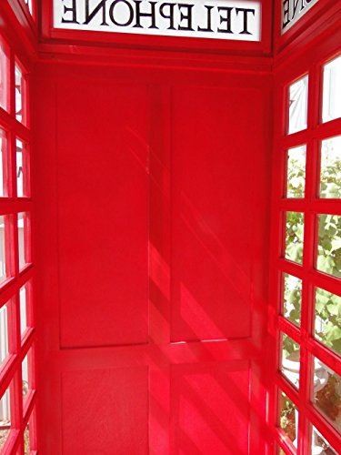 The King's Bay Red British London Telephone Booth Cast Iron Replica
