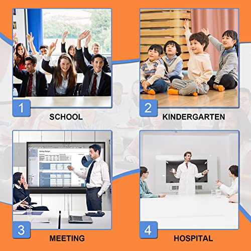 JYXOIHUB Smart Board Collaboration Hub 55 Inch 4K UHD Digital Whiteboard with Dual OS, Touch Screen Interactive - Classroom/Business