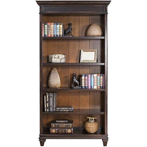 Martin Furniture Hartford Bookcase, Brown - Fully Assembled