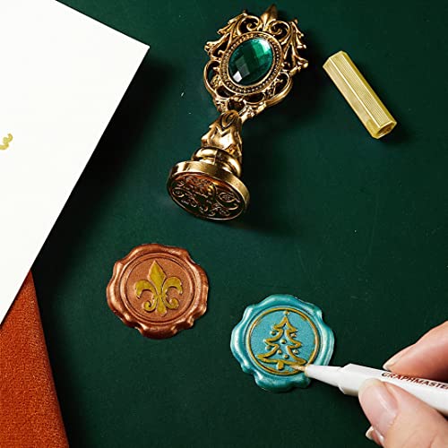 Wax Making Tool Creative Wax Seal Stamp Set DIY Scrapbooking Stamps Head Wedding Craft Birthday Decorative Envelope Sealing