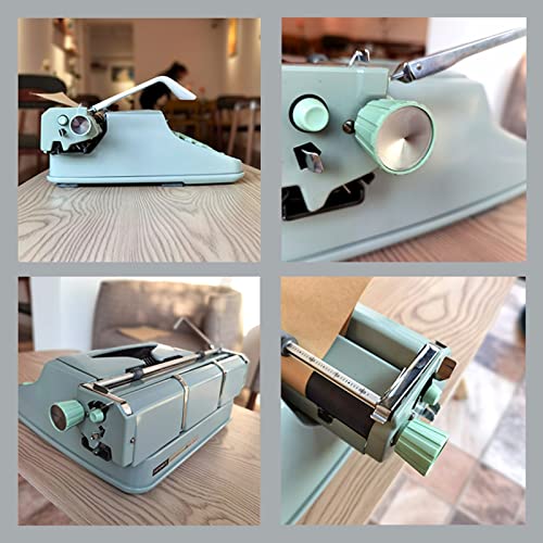 Amdsoc Antique Mechanical Typewriter with Ribbon - Rare Old-Fashioned Collectible Gift