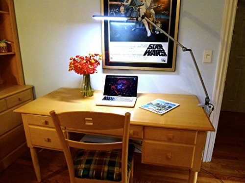 Lumiy Draftsman 2750S Ultra Bright LED Desk Light Table Lamp - White
