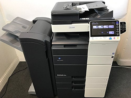 Konica Minolta Bizhub 454e Black & White Copier Printer Scanner Fax Finisher