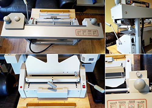 MXBAOHENG Hot Glue Book Binder A4 Binding Machine for Tender Document Paper Report Contract 110V