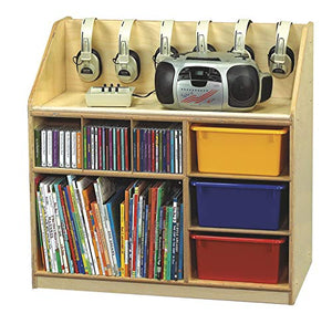 Childcraft Mobile Audio Station, 29-3/4 x 16-1/2 x 29-3/4 Inches
