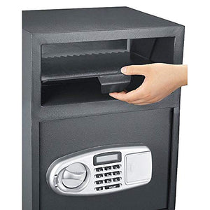 New Digital Safe Box Depository Drop Deposit Front Load Cash Vault Lock
