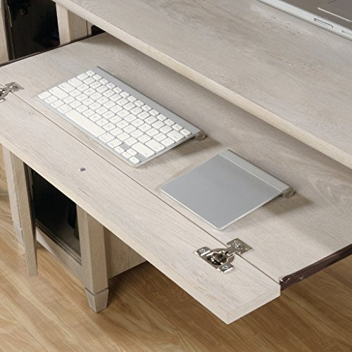 Sauder Edge Water Computer Desk, Chalked Chestnut