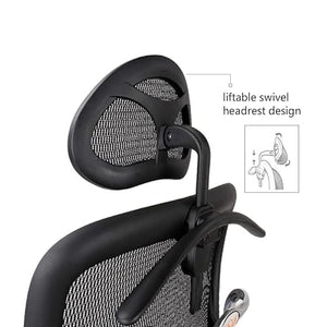 None Ergonomic Waist Computer Chair with Intelligent Lumbar Support