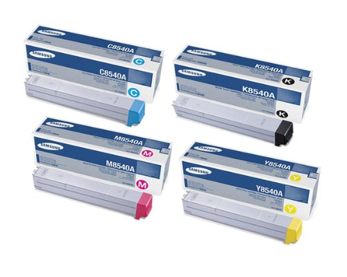 Samsung CLX-C8540A. CLX-K8540A. CLX-M8540A. CLX-Y8540A Toner Cartridge Set (OEM)