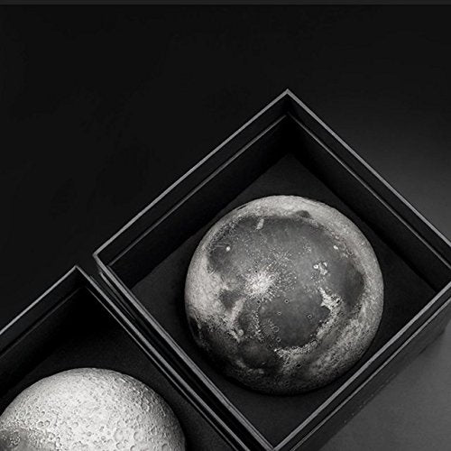 AstroReality LUNAR Pro | Smart Moon Globe | 3D Printed, Hand Painted, 4.72” | Paired with Augmented Reality App | Educational Science Aid | Interactive Moon Globe | Perfect Moon Decor