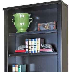 Martin Furniture Tribeca Loft Black Bookcase, 84" - Fully Assembled